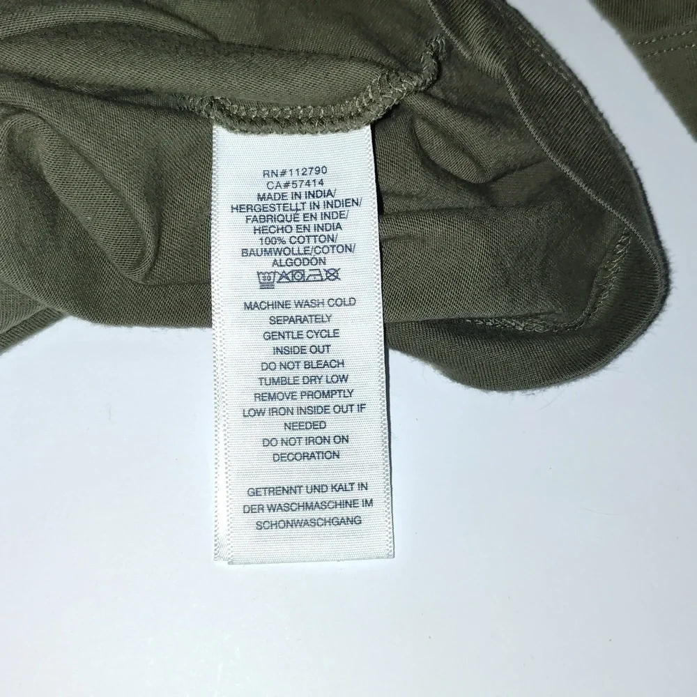 True Religion‎ Jeans Buddha  Green Black  Tee Shirt Size Large